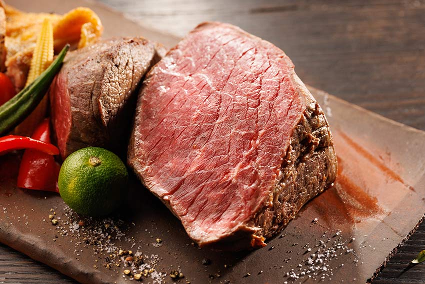 岡山県産の牛肉
